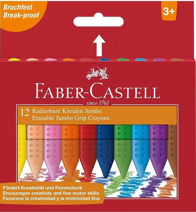 FABER PASTEL BOYA WAX CRAYON JUMBO 12 Lİ 122540