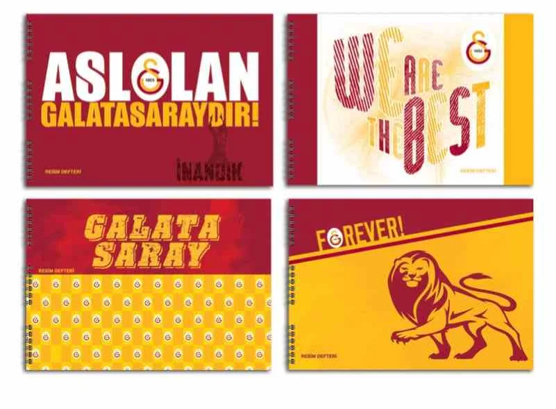 ME 50239 GALATASARAY 25x35 15 YP.SPİRALLİ RESİM DEFTERİ