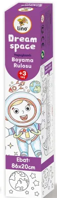 LİNO YAPIŞKANLI BOYAMA RULOSU 86x20 DREAM SPACE LS-102