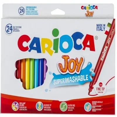 CARIOCA KEÇELİ BOYA JUMBO YIKANABİLİR JOY 24 LÜ 40615