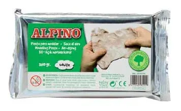 ALPINO ŞEKİLLENDİRME KİLİ 250GR BEYAZ DP-010104