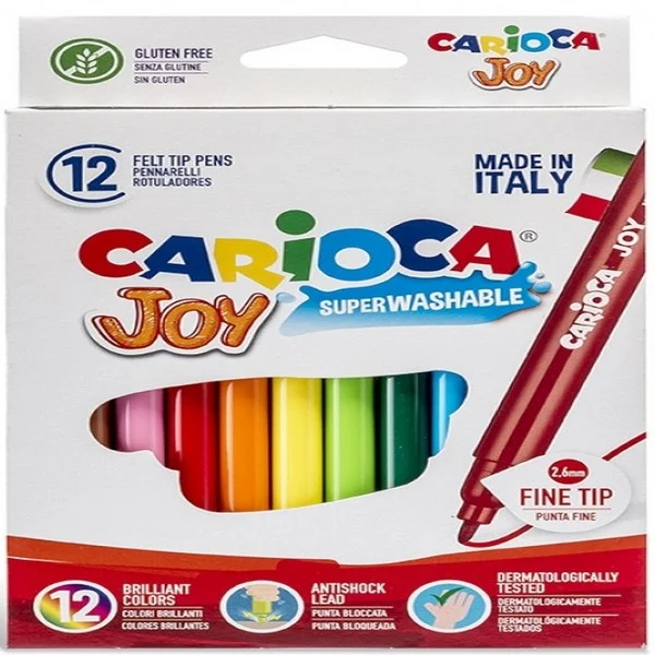 CARIOCA KEÇELİ BOYA JUMBO YIKANABİLİR JOY 12 Lİ 40614