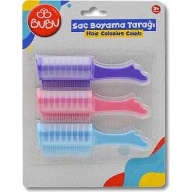 BU-BU SAÇ BOYAMA TARAĞI 3'LÜ BUBU-SK0002