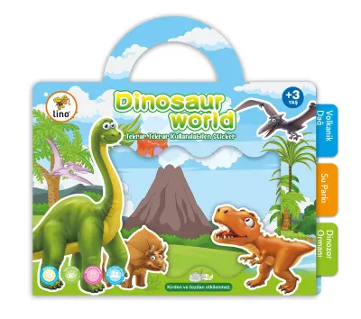 LİNO STICKER DINOSAUR WORLD LS-303