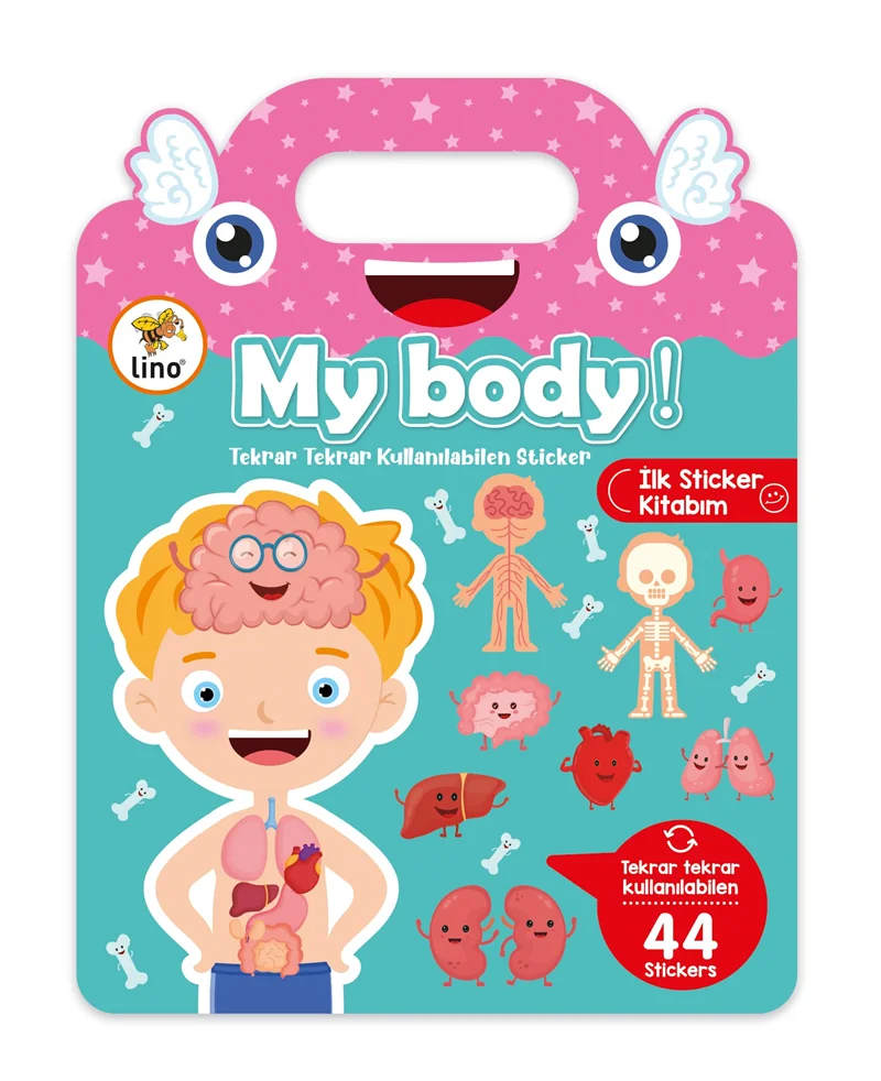 LİNO STICKER İLK STİCKER KİTABIM MY BODY LS-500