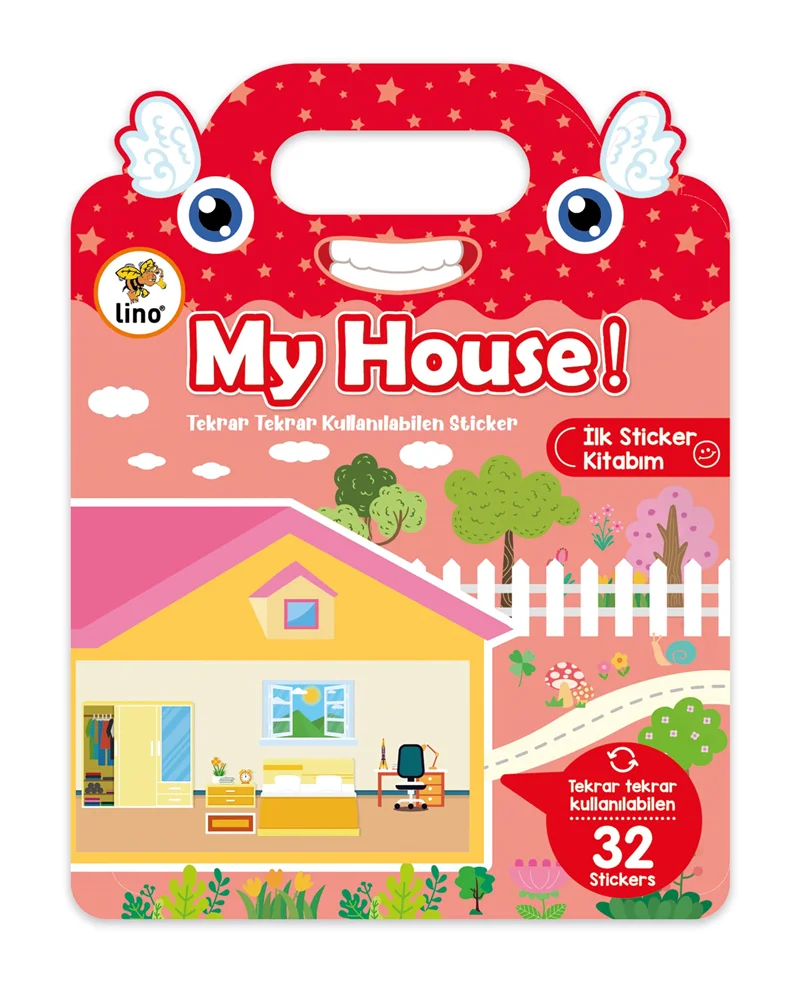LİNO STICKER İLK STİCKER KİTABIM MY HOUSE LS-503