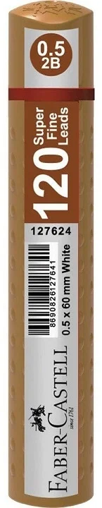 FABER MİN GRIP 0.5MM 2B 60MM 120Lİ ALTIN TÜP 127680