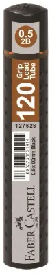 FABER MİN GRIP 0.5MM 2B 60MM 120Lİ SİYAH 127626