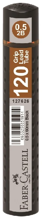 FABER MİN GRIP 0.5MM 2B 60MM 120Lİ SİYAH 127626
