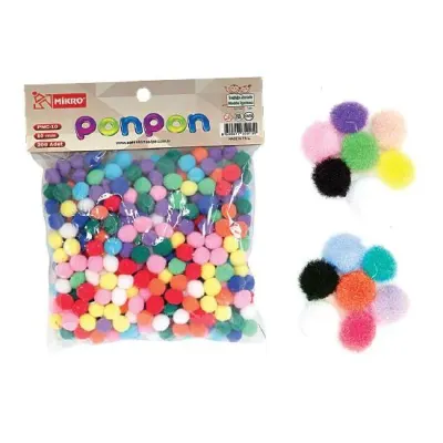 PASİF MİKRO PONPON 10 MM 200 LÜ PNC10