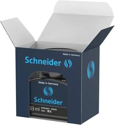 SCHNEIDER SCD312 DOLMA KALEM MÜREKKEBİ 33 ML SİYAH 6911