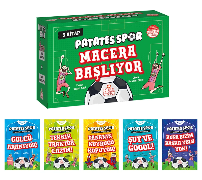 NESİL ÇOCUK - PATATESSPOR MACERA BAŞLIYOR 5 KİTAP+SK