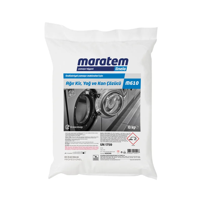 MARATEM M610 AĞIR KİR&amp;YAĞ&amp;KAN ÇÖZÜCÜ TOZ 10 KG 9225399