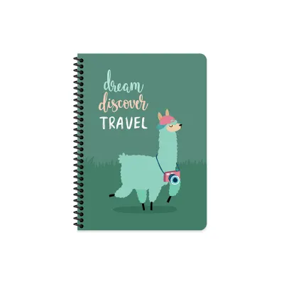 KESKİN DEFTER GEZGİNLER 16,5x22,5 SPİRALLİ KARTON KAPAK 80 YP. KARELİ 386042