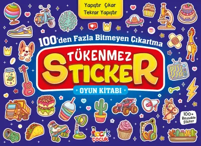 BICIRIK - TÜKENMEZ STICKER KİTABI (100+ ÇIKARTMA)