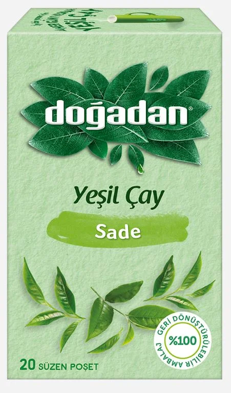 DOĞADAN BİTKİ ÇAYI YEŞİL ÇAY SADE 20 Lİ