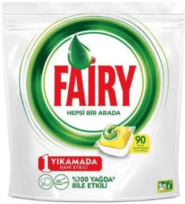 FAIRY BULAŞIK MAKİNESİ DETERJANI TABLET HEPSİ BİR ARADA 90 LI