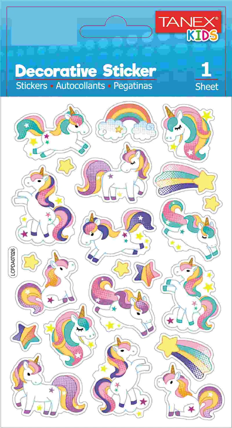 TANEX ETİKET UNICORN-2 SERİSİ 5 ADET TNX-25178