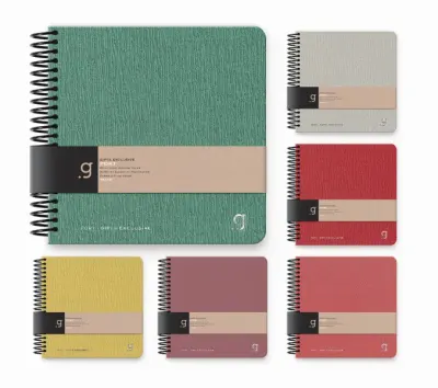 GIPTA DEFTER PORT 16x16 SPİRALLİ FLEXI SERT KAPAK 80 YP. ÇİZGİLİ 7043