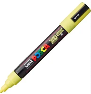UNİ POSTER MARKÖRÜ POSCA PC-5M 1.8-2.5 GÜNEŞ SARISI