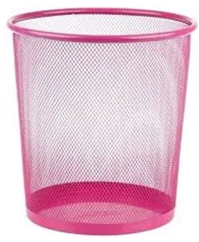MAS ÇÖP KOVASI METAL TAM DELİKLİ 10 LT PEMBE 854