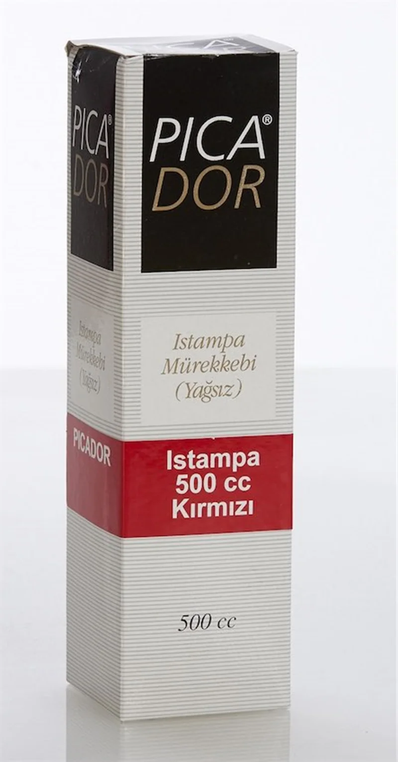 PICADOR ISTAMPA MÜREKKEBİ 500 ML KIRMIZI KE009