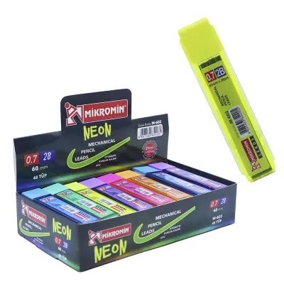 MİKRO MİN M-602 0.7 2B 60 MM NEON 20 Lİ TÜP KM07N