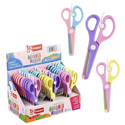 MİKRO MAKAS ÖĞRENCİ KORUMALI STANDLI KS175