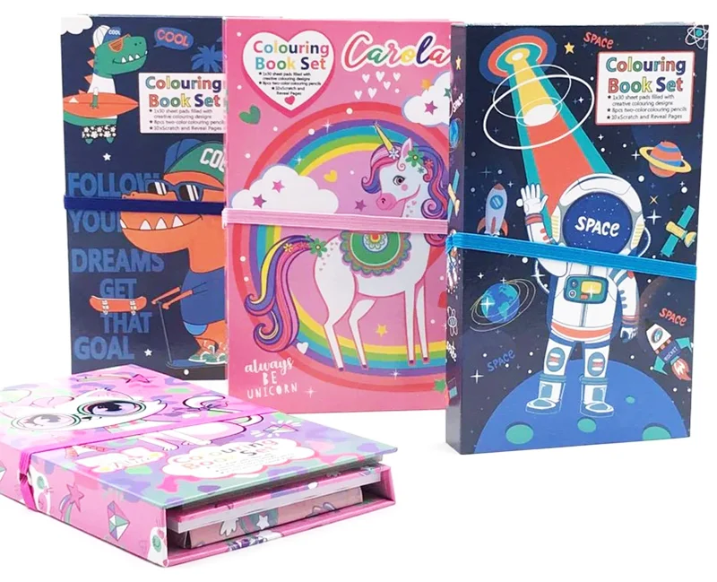 UNICK COLOR DEFTER BOOK SET HELLO COLORING 7154