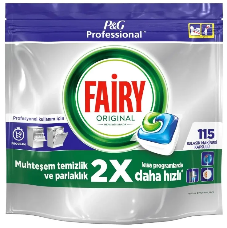FAIRY BULAŞIK MAKİNESİ DETERJANI TABLET ORJİNAL JAR 115 Lİ