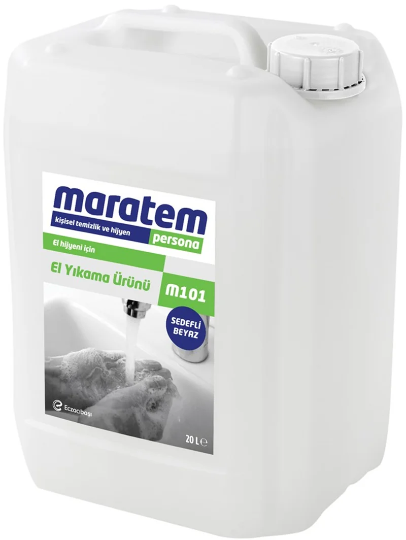 MARATEM M101 EL YIKAMA ÜRÜNÜ SEDEFLİ BEYAZ 20L 9225002