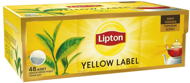 LİPTON DEMLİK POŞET ÇAY 48 Lİ YELLOW LABEL 3.2g 70006868-69765865