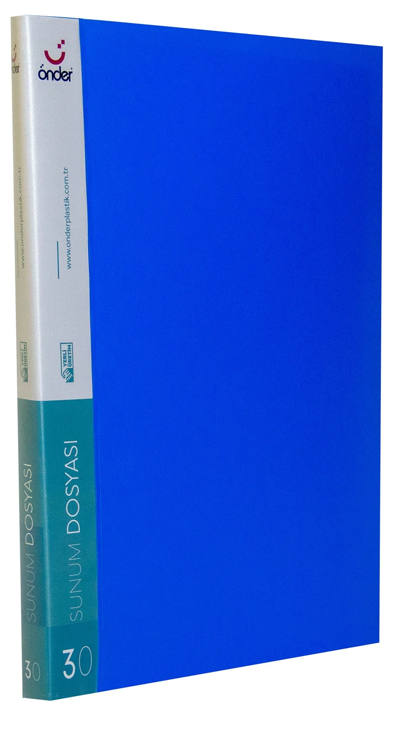 ÖNDER SUNUM DOSYASI PP A4 30 LU MAVİ 1030-1