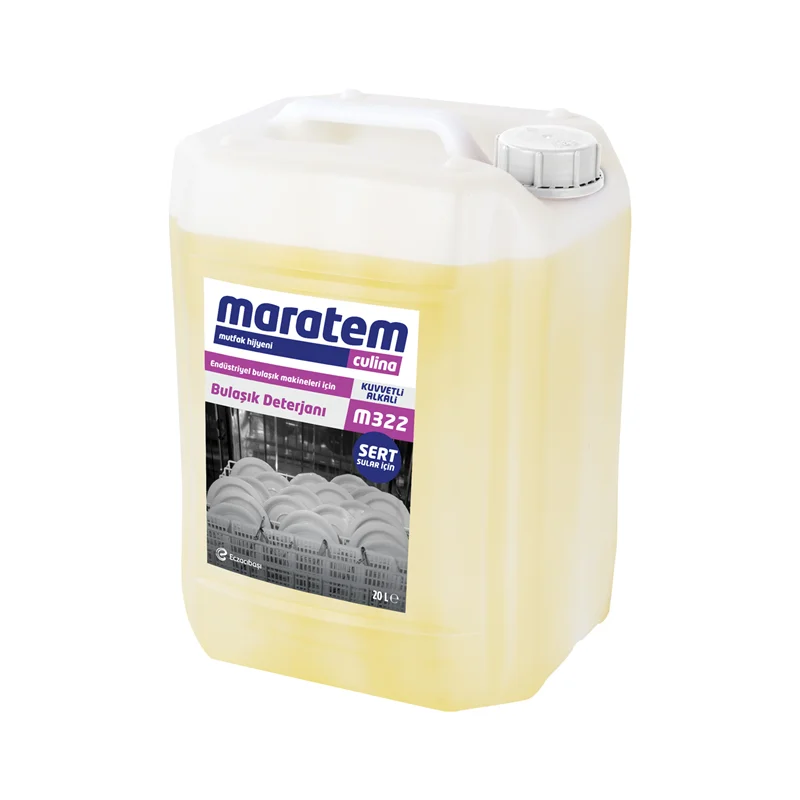 MARATEM M322 ENDÜSTRİYEL BULAŞIK MAKİNE DETERJANI SERT SULAR 20L 9225153