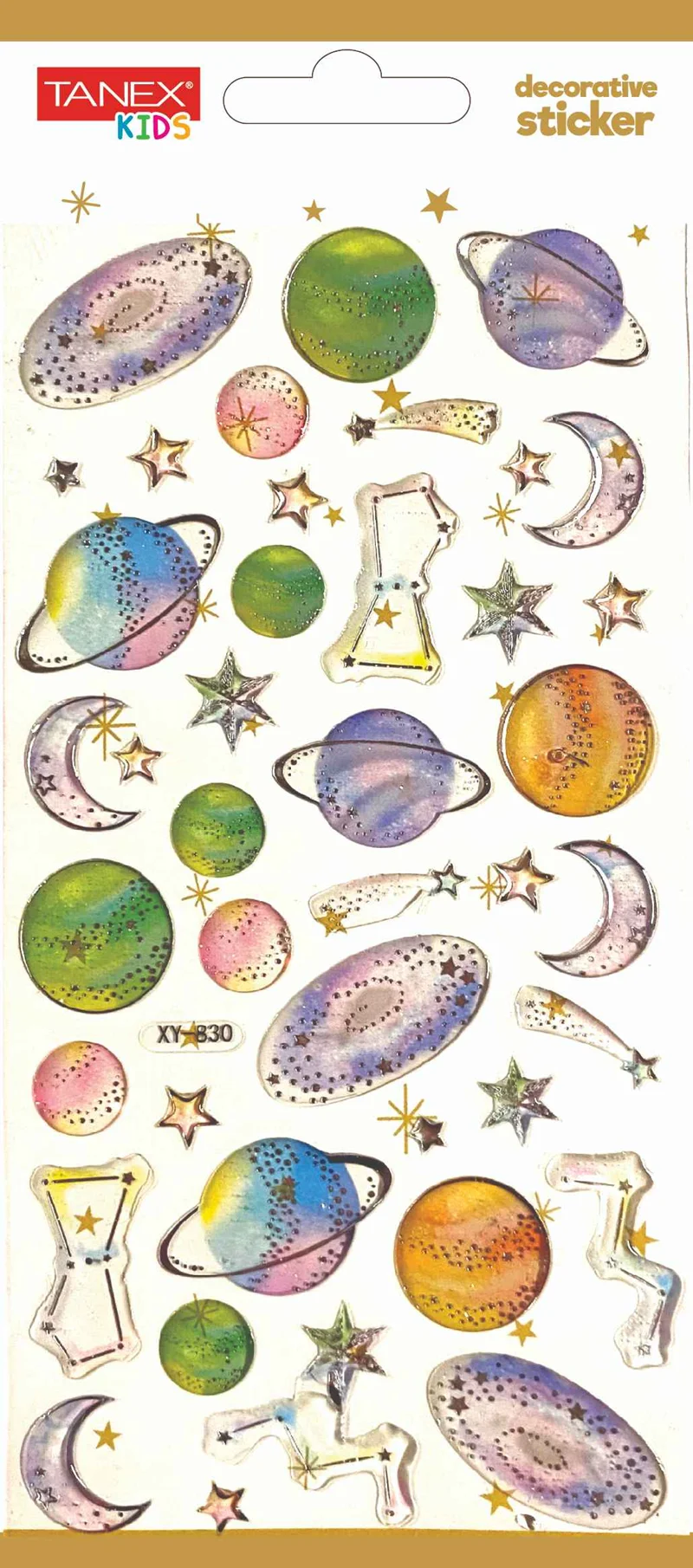 TANEX ETİKET DECORATİVE STICKER-15 PUFFY 5 ADET TNX-5014