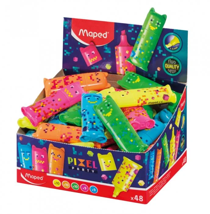 MAPED FOSFORLU KALEMLER PİXEL PARTY - 48'Lİ 743603