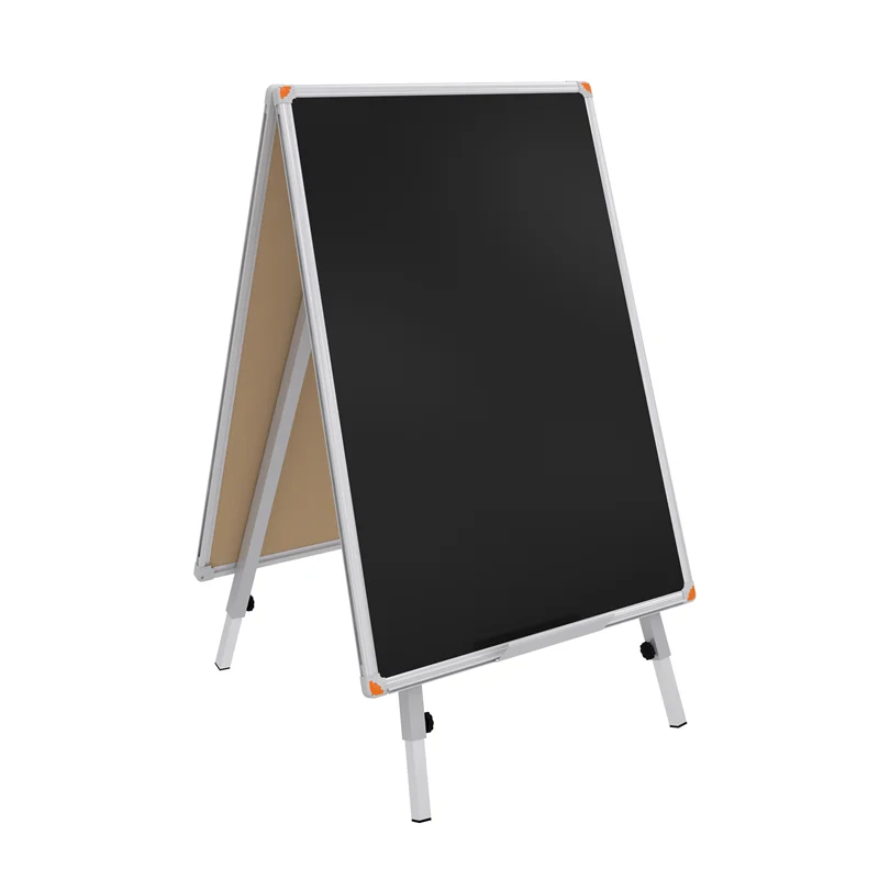 PANDA YAZI TAHTASI ÇATI TİPİ ÇİFT YÜZLÜ 60x85 SİYAH PAN 278
