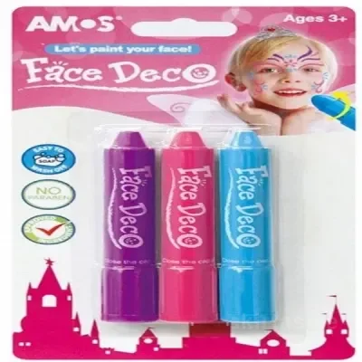 AMOS YÜZ BOYASI SET 3 LÜ BLS. FD5B3G