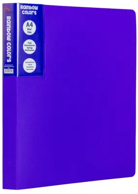ÖNDER YAYLI DOSYA PP RAINBOW COLORS MOR 125-22