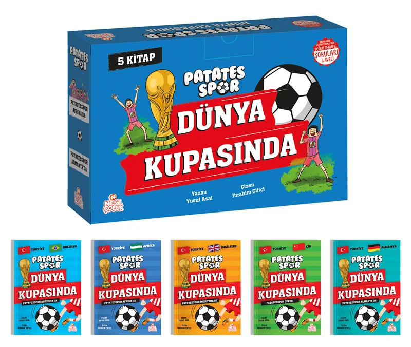 NESİL ÇOCUK - PATATESSPOR DÜNYA KUPASINDA 5 KİTAP + SK