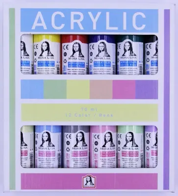 SÜDOR AKRİLİK BOYA SET MONALISA 12x70ML CHALK NORMAL SD150-X15
