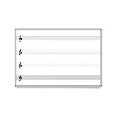 PANDA YAZI TAHTASI DİJİTAL 120x200 MÜZİK ÇİZGİLİ BASKILI PAN 219