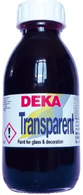 DEKA CAM BOYASI TRANSPARENT 125 ML GOLDGELB 07 DK-02507