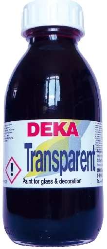 DEKA CAM BOYASI TRANSPARENT 125 ML GOLDGELB 07 DK-02507