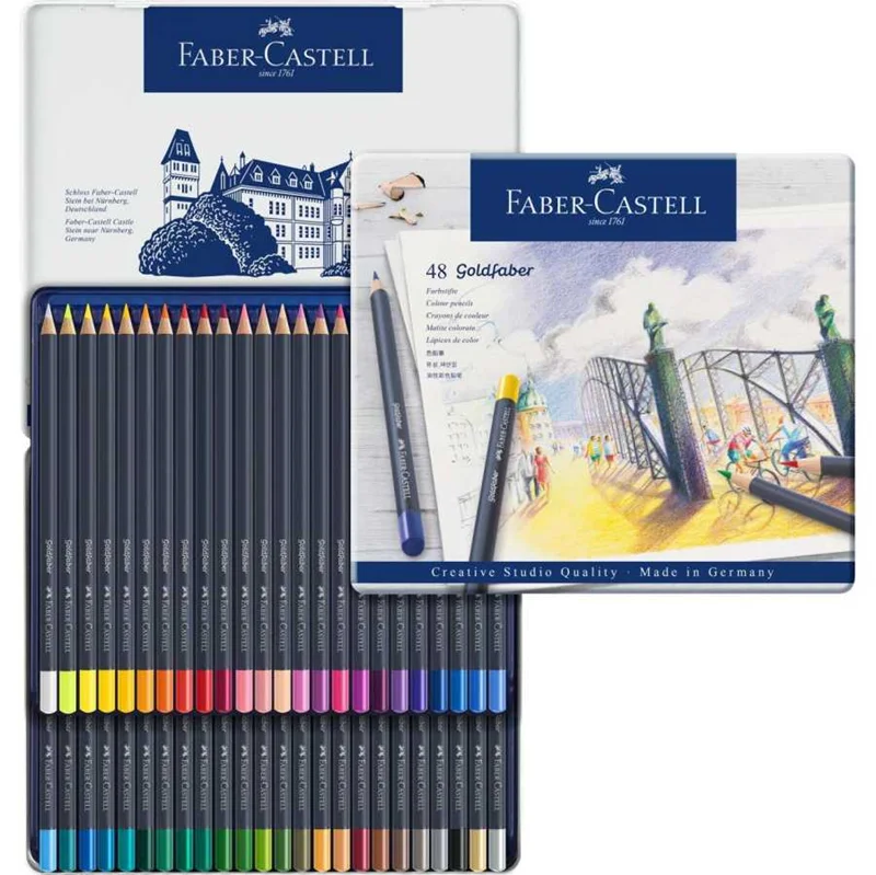FABER GOLDFABER KURU BOYA KALEMİ 48 Lİ 114748