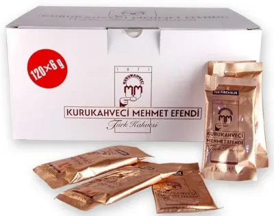 MEHMET EFENDİ TÜRK KAHVESİ  6g x 120 ADET TEK FİNCANLIK