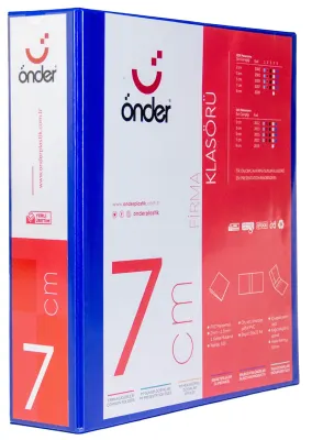 ÖNDER HALKALI DOSYA A4 4 HALKA 7 CM LACİVERT 2017-6