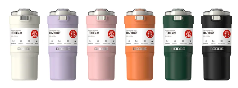 DODGE MUG MATARA ÇELİK TERMOS 600 ML VACUUM FLASK DDG-DB-23684-S