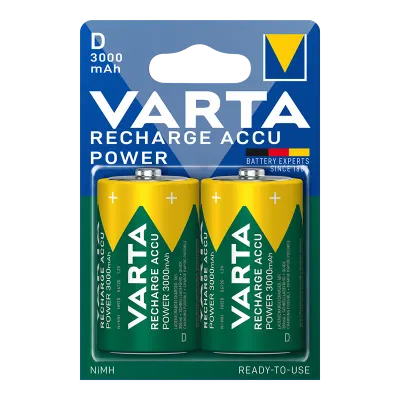 VARTA ŞARJLI 3000MH 2'Lİ D BOY