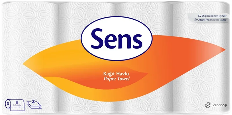 SENS HAVLU 21.5 CM  8 Lİ 1.79 KG (KOLİ=8 Lİ x 3 PK) 7902455